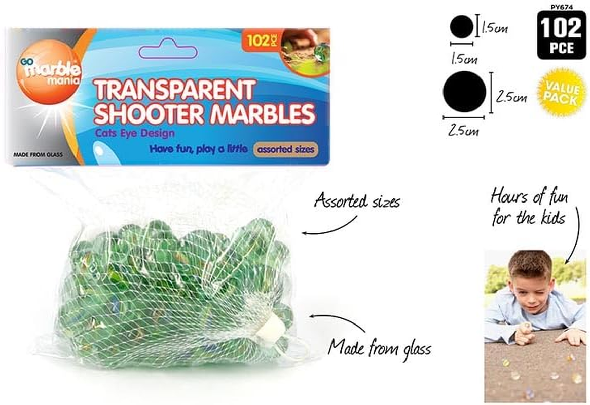 Yatsal Glass Marbles 102-Pieces