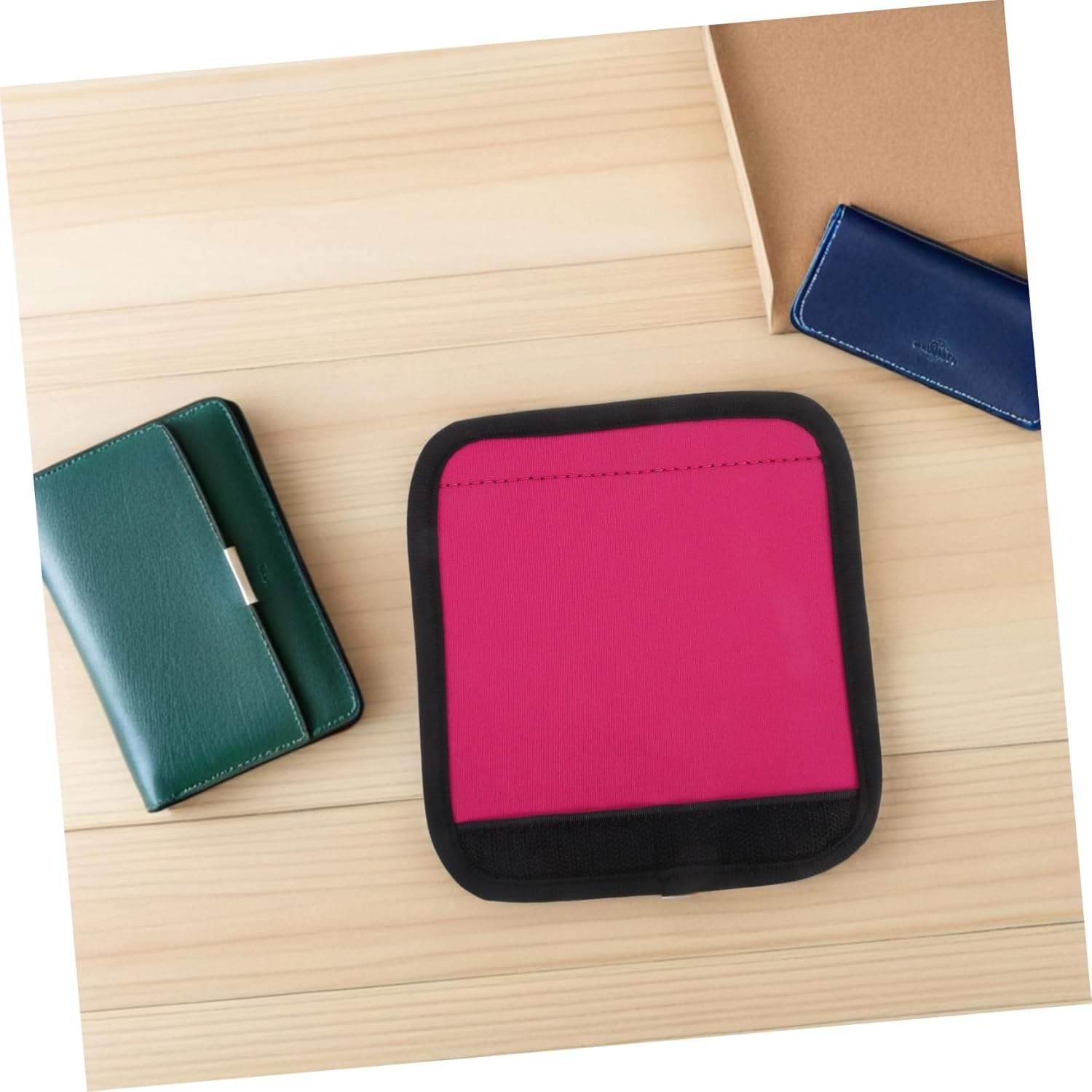 Baluue Luggage Handle Wraps Hand Protectors Soft Grip Suitcase Handle Covers Travel Accessories for Suitcases with Pink