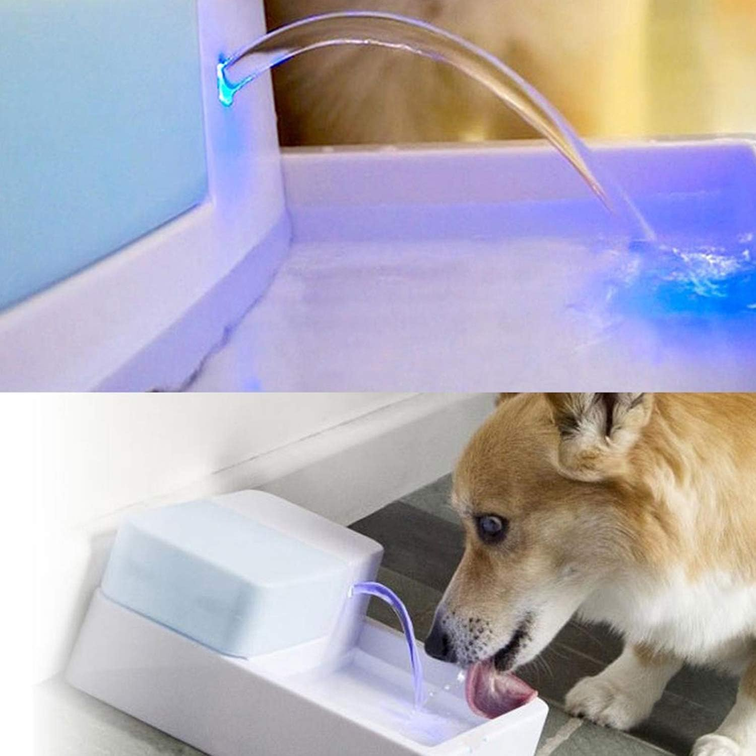 Poweka Replacement Foam Filter Accessories (12 Pack) for Cat and Dog Water Fountain Compatible with Ceramic Fountain and Drinkwell 360 Steel Fountain image number 5