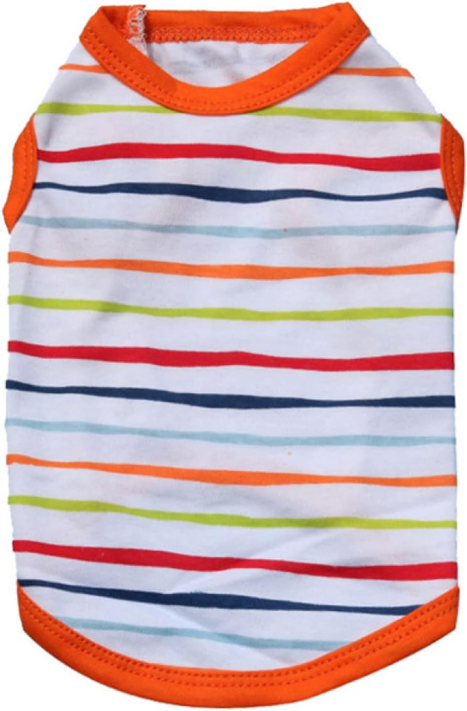 Summer Puppy Skirt Shirt Summer Striped Plaid Dog Shirt Comfortable Vests Dog Clothes Dog Shirt Pullover Sweatshirt for Small Medium Large Dogs Cats for Small Medium Dogs Cats image number 3