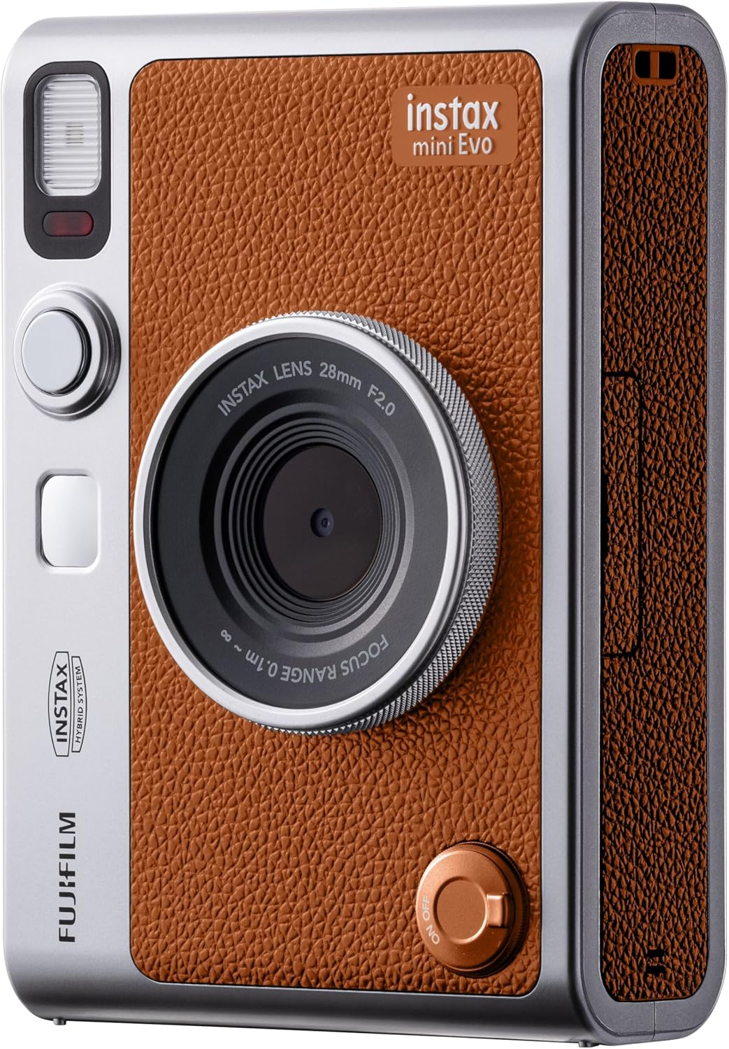 Instax Fujifilm Mini EVO Instant Camera, Brown image number 1