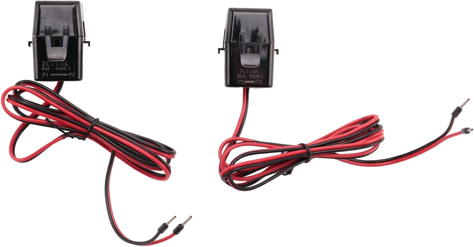 Ceahoify Tuya Smart Wifi Energy Meter 80A with Current Transformer Clamp Kwh Power Monitor Electricity Statistics 90-250V(2CT) image number 1