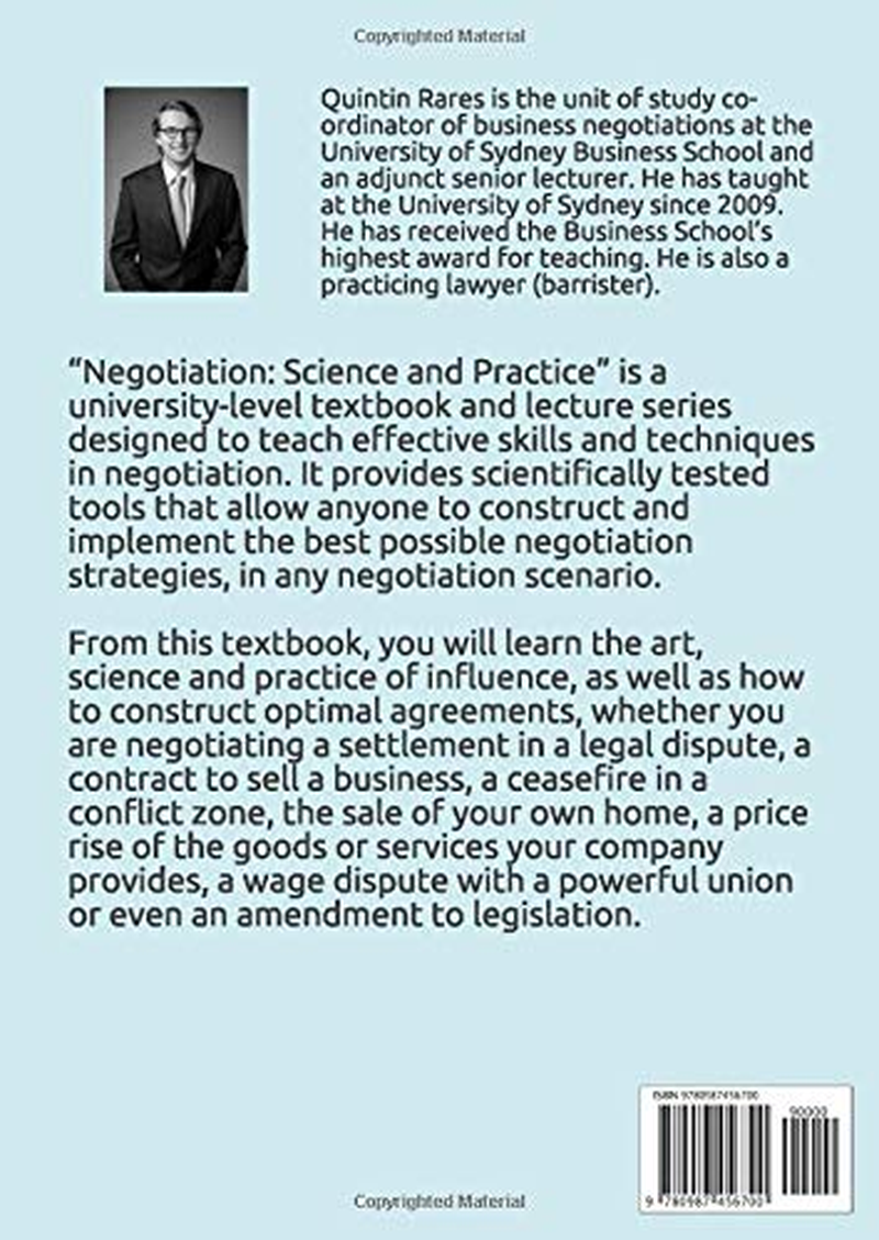 Negotiation: Science and Practice image number 1