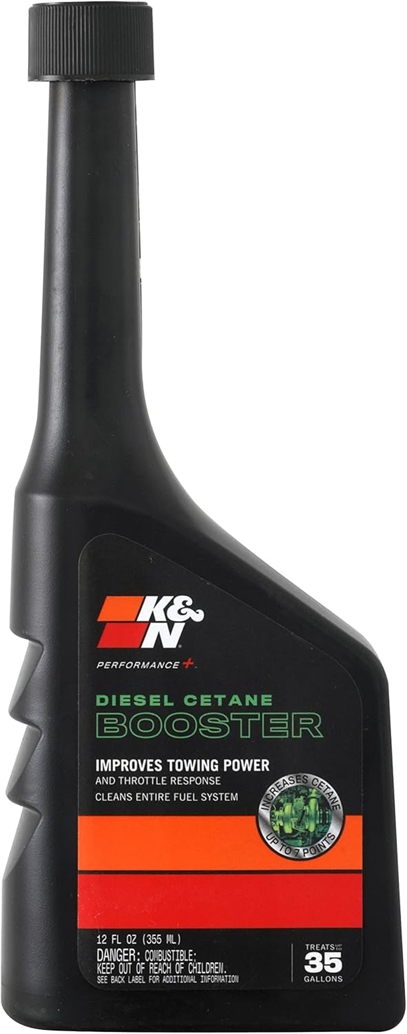 K&N Performance+ Diesel Cetane Booster: Improves Towing Power and Throttle Response, 12 Ounce Bottle Treats up to 35 Gallons, 99-2030 image number 5