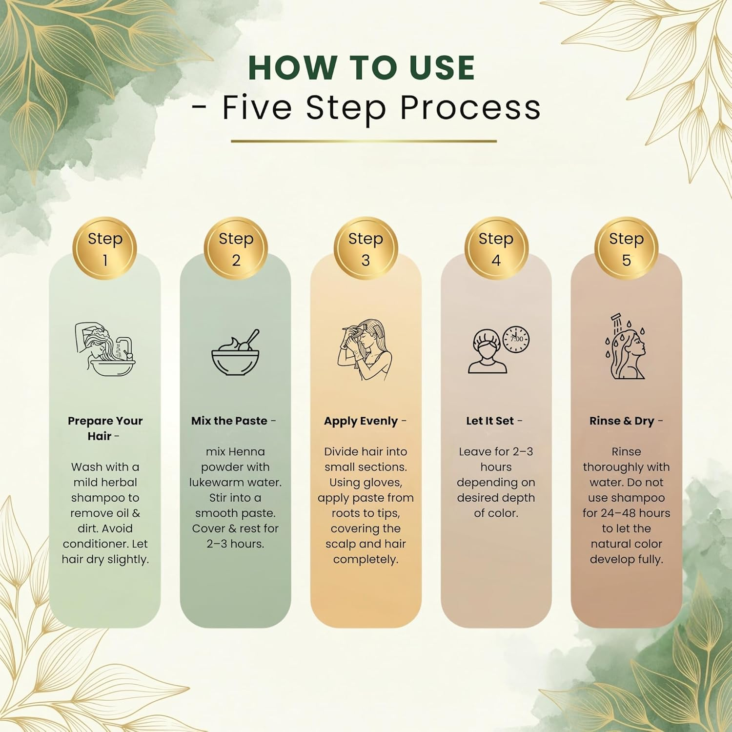 Henna Powder | Lawsonia Inermis | 8.81 Oz (250 G) | Natural & Pure Powder for Hair Color by KVAAS image number 4