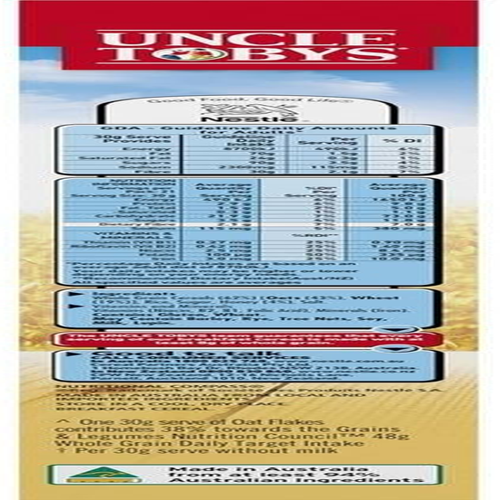 Uncle Tobys Oat Flakes Breakfast Cereal 650 G image number 3