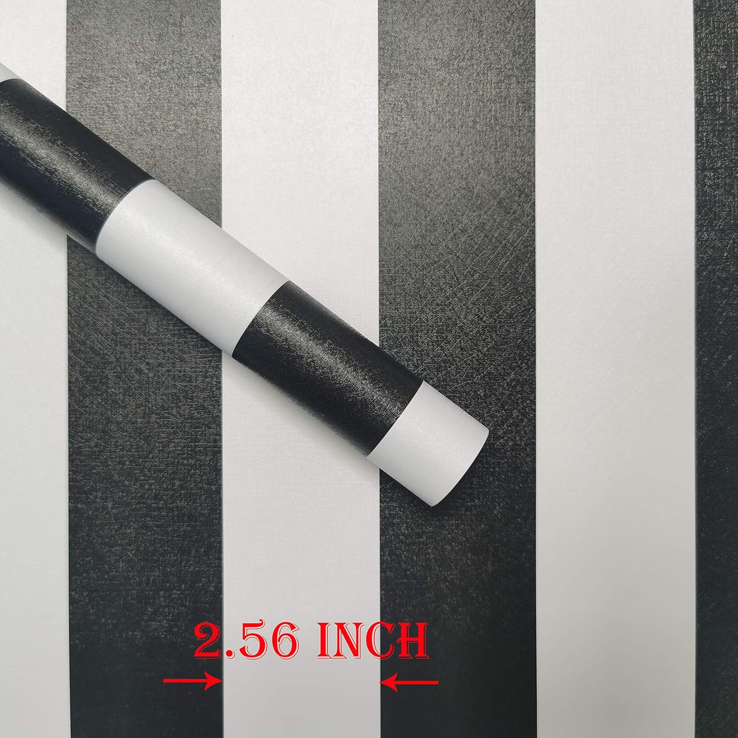 Guvana 472.4"X17.7" Striped Peel and Stick Wallpaper Black and White Self-Adhesive Wallpaper Removable Contact Paper Waterproof Wall Paper for Livingroom Cabinets Shelves Drawer Liner Decor Vinyl Roll image number 1