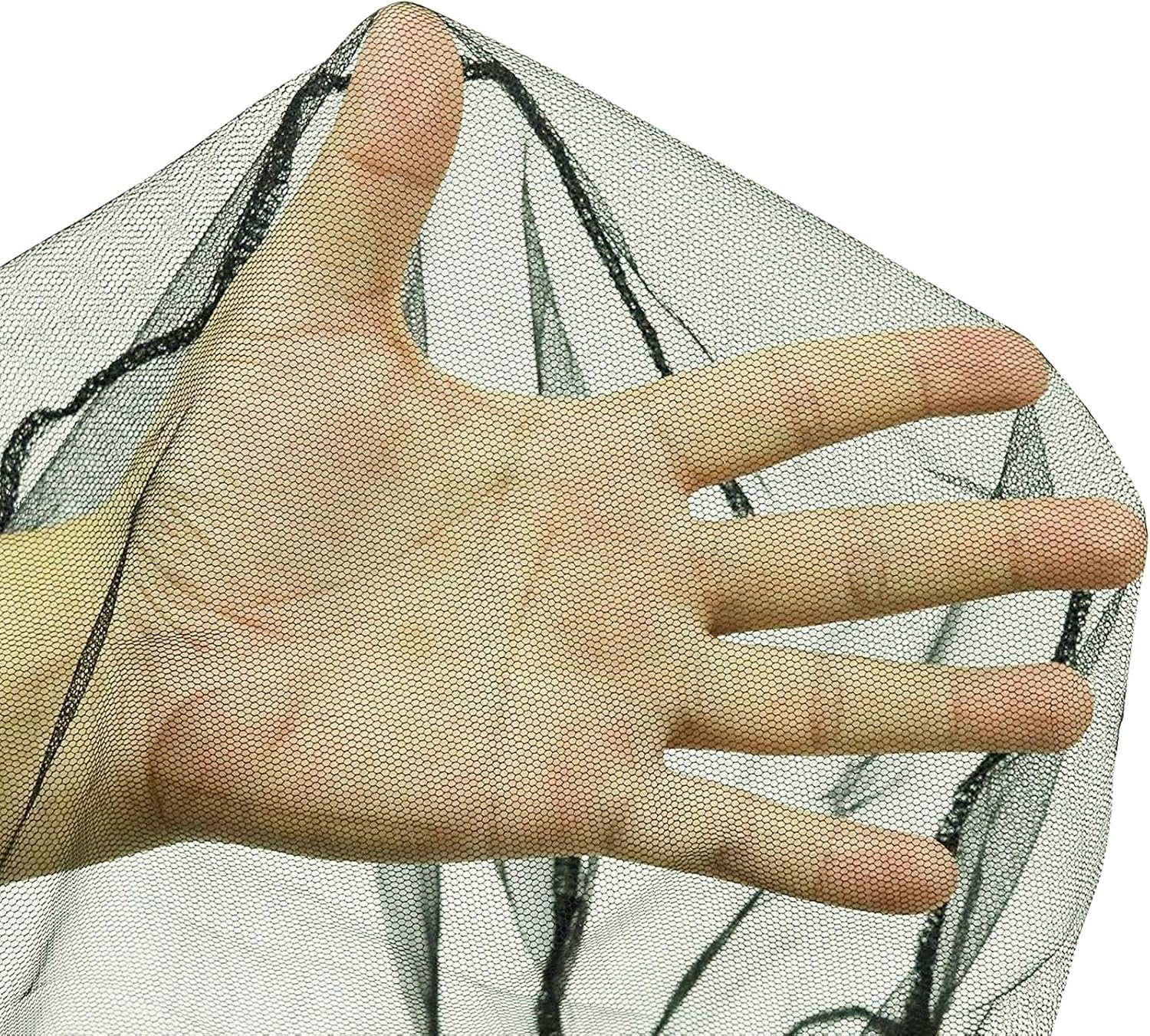 Juscuca 4 Pack Mosquito Head Net Premium Breathable Insect Shield Face Mesh, Perfect for Outdoor Activities like Fishing, Camping, Hiking image number 1