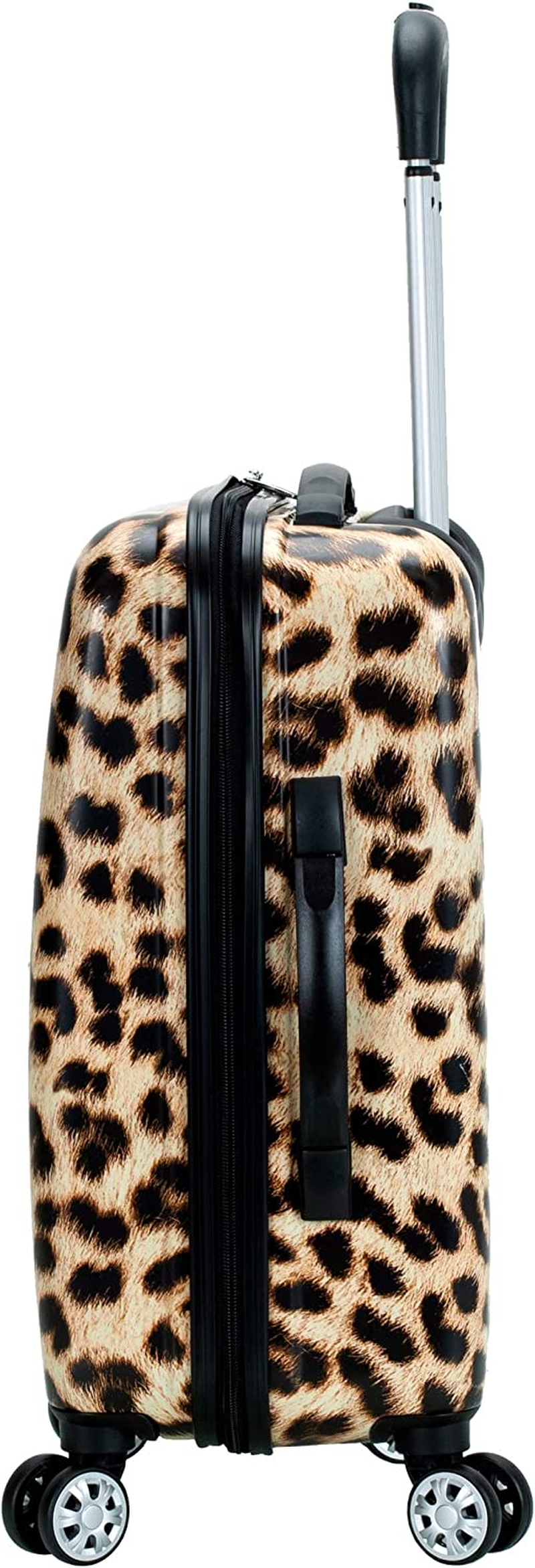Rockland Luggage 3 Piece Upright Set, Leopard, Medium image number 3