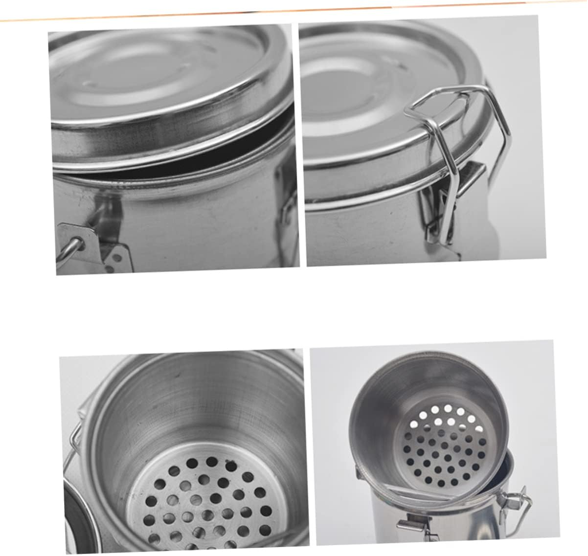 OHPHCALL Brush Washing Bucket with Cover Portable Double-Layer Paint Brush Washer for Art Activities for Beginners