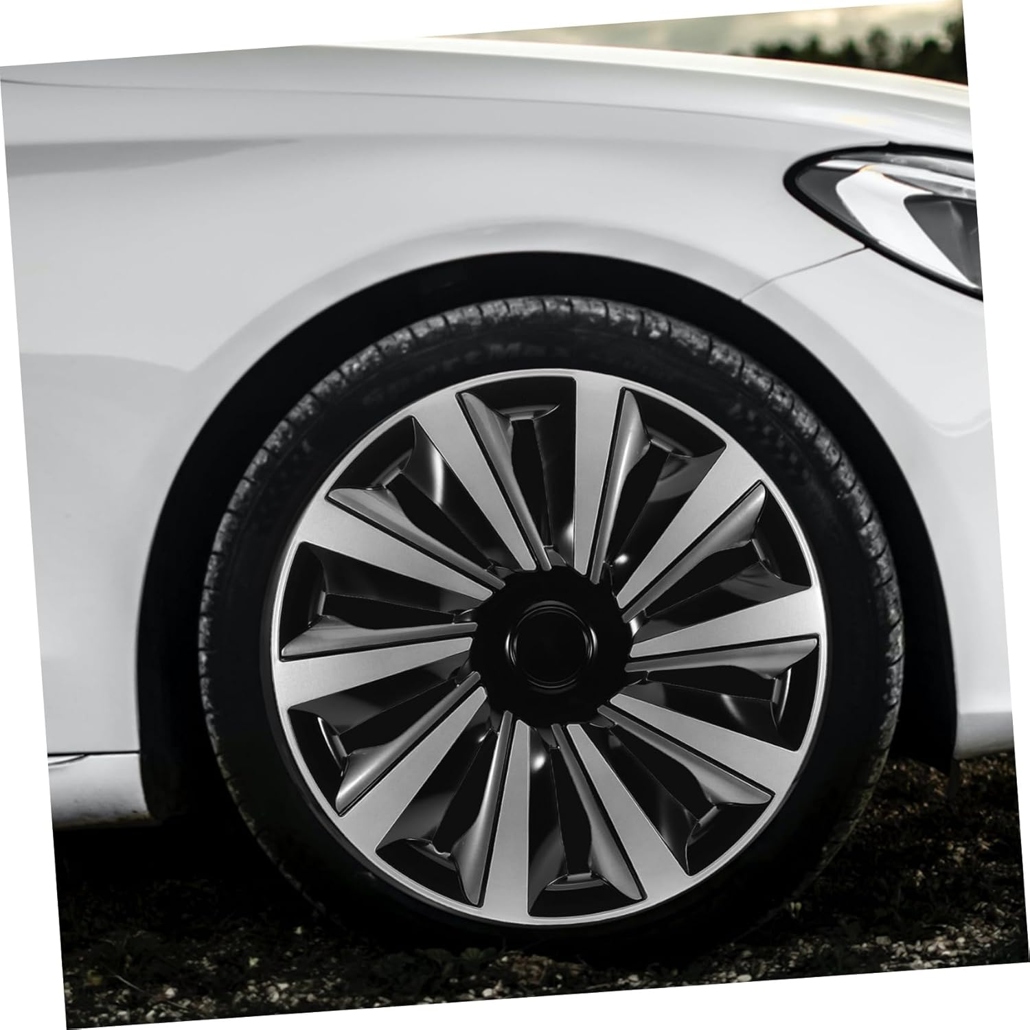 DONFAMDS Wheel Hub Caps Car Wheel Centre Caps Tire Center Hub Covers Sturdy Rim Protector image number 6