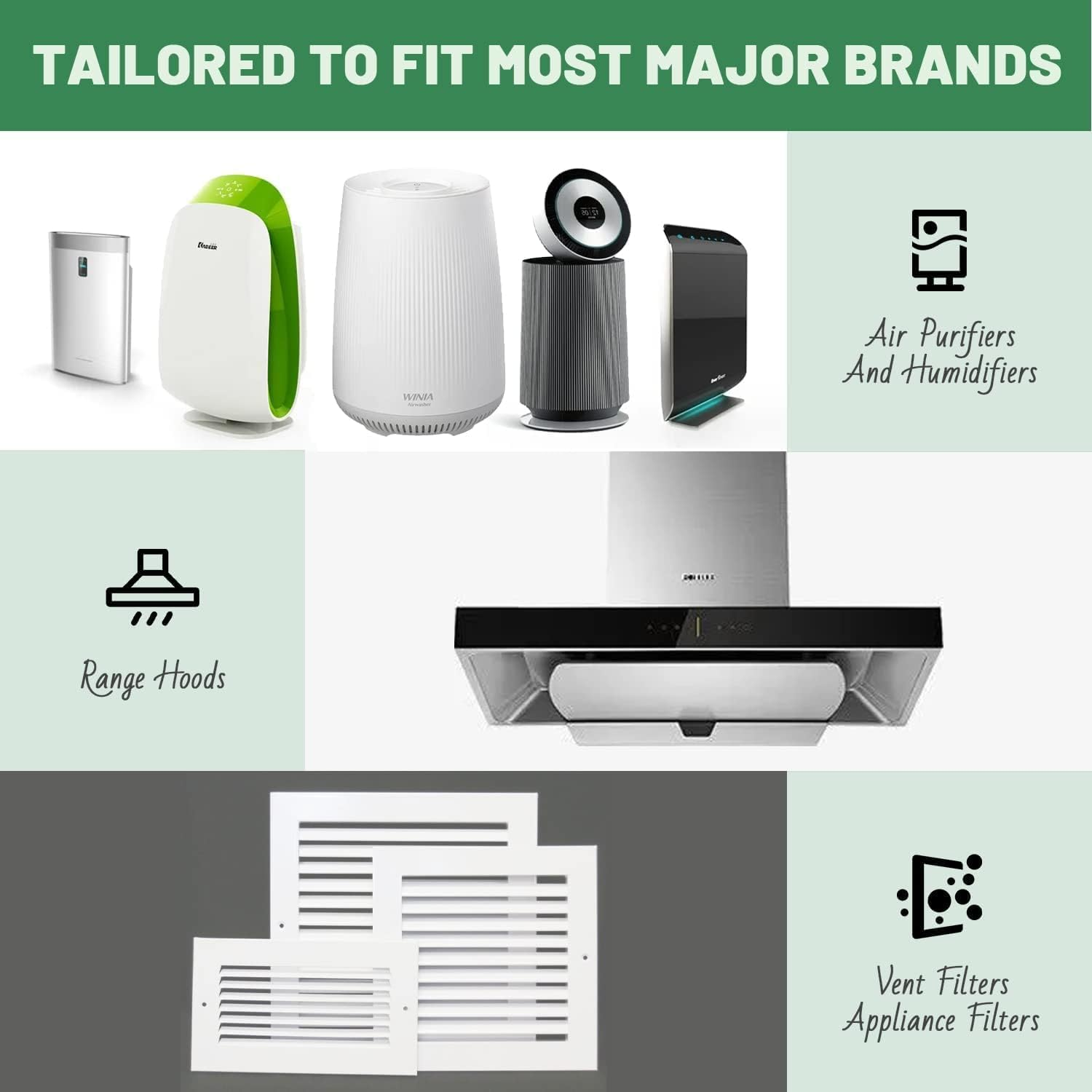 NIVMOWN Cut to Fit Carbon Pad Pre Filter Roll for Air Purifiers Furnace Filters Trash Cans and Air Conditioner Filters