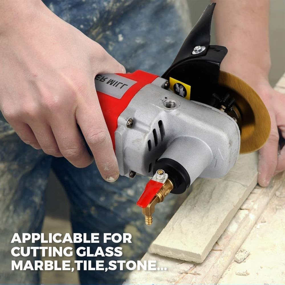 ALSTON 1400W Wet Polisher Concrete Stone Polisher Concrete Stone Wet Polishing Kit, Marble Granite Concrete Polishing, 6 Speed Adjustable, with AU Plug image number 2