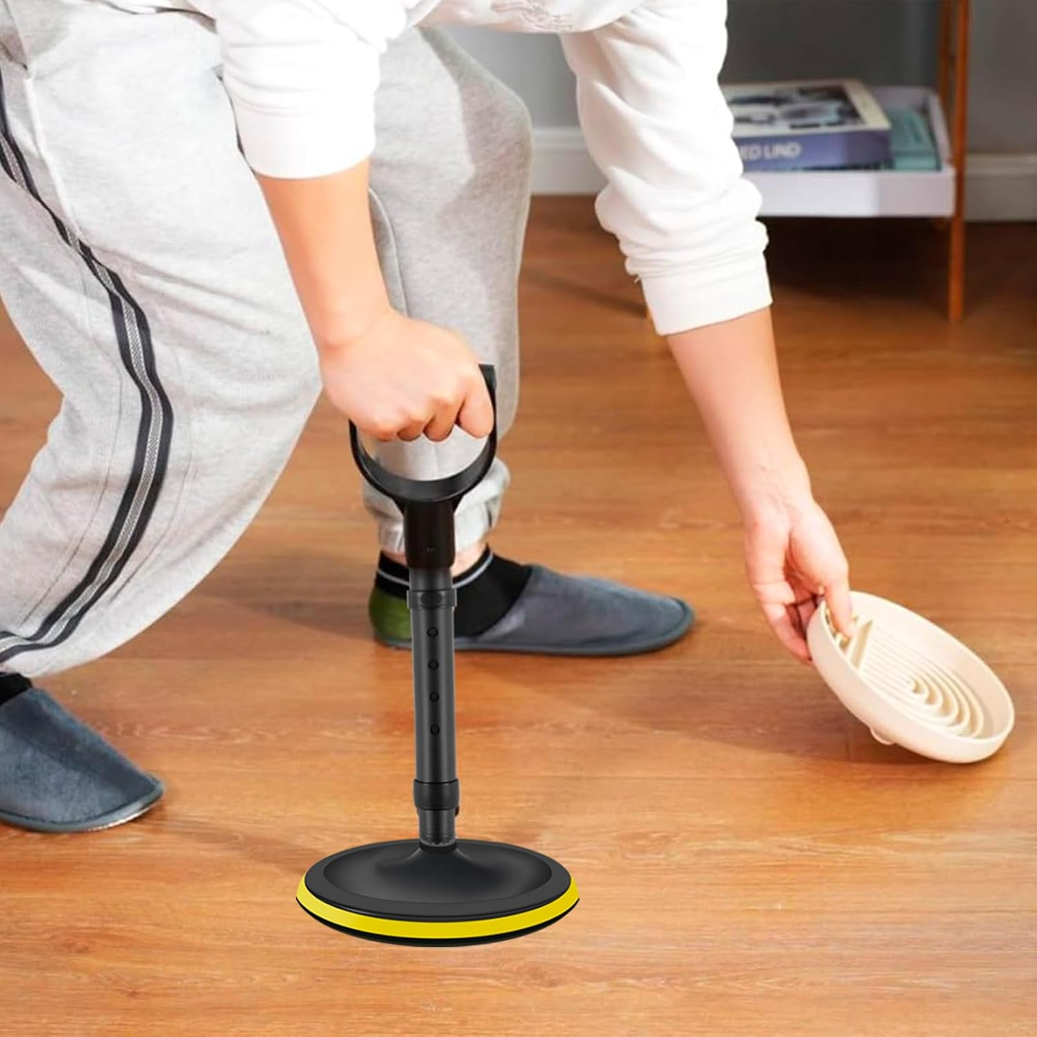 Mobility Aid Tool 5 Height Adjustable 15.7Inch-20Inch Standing Assist Device Stable with 7 Inch Base Elderly Lift Assist Supports Equipment for Rising Indoors Garden Outdoor Work image number 6