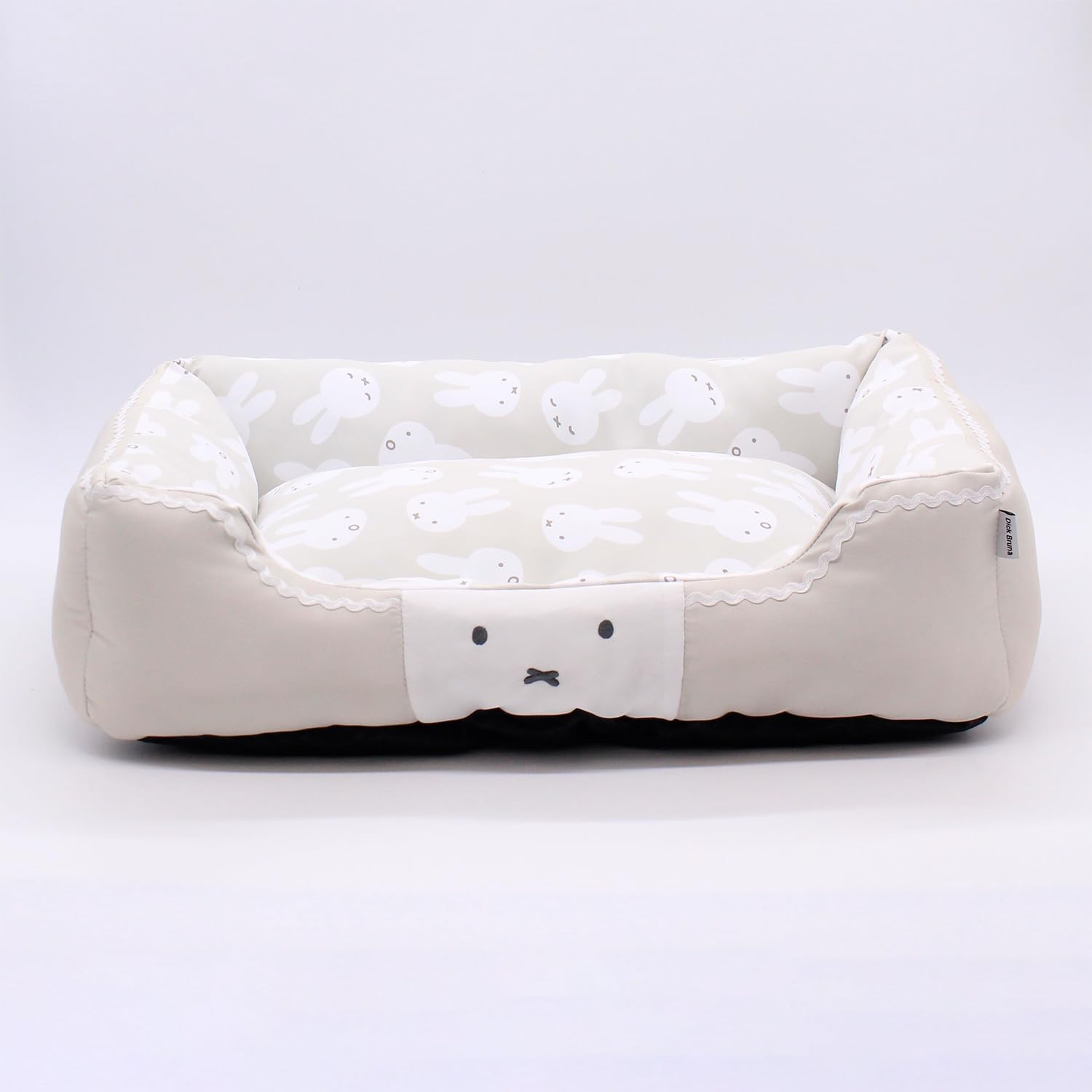 Three Arrows Miffy Face School Sofa for Dogs and Cats, Gray image number 1