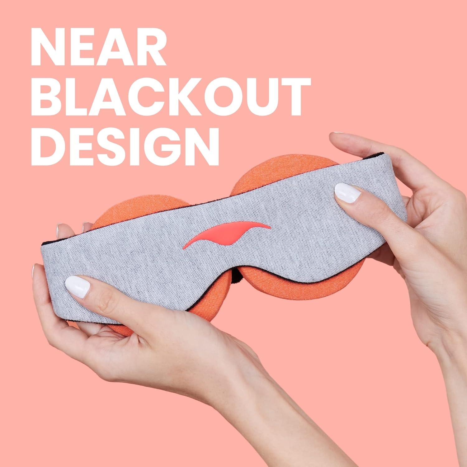 Manta Steam Sleep Mask - Total Blackout Heated Eye Mask with Zero Eye Pressure, 100% Natural Gentle Steam Eye Mask for Migraine Headaches, Rest, Sleep, Dry Eyes, Puffy Eyes & Sinus Relief image number 2