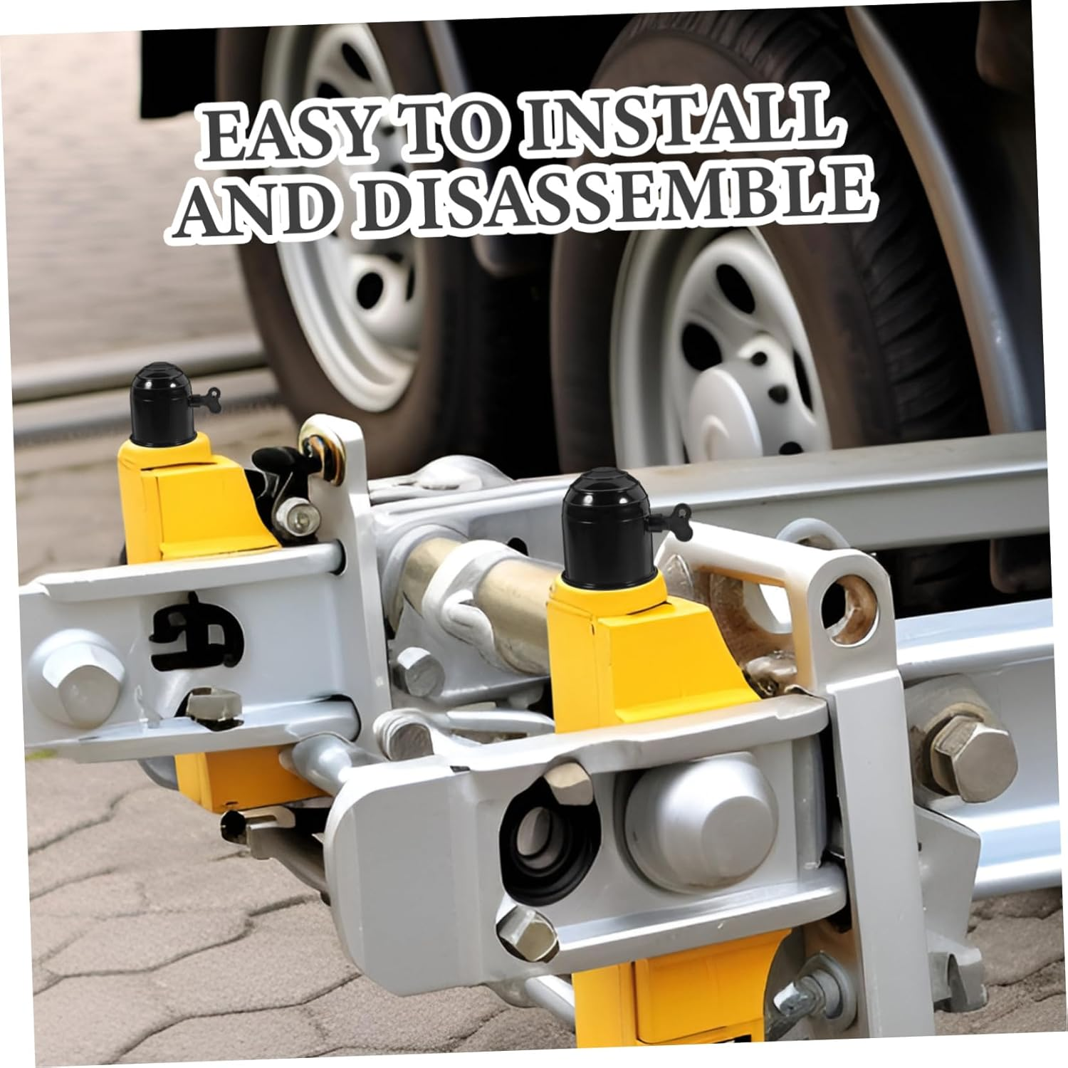 NOLITOY Towbar Protective Cap Trailer Hitch Ball Cover for Rv Trailer Hitch Accessories Spiral Knob for Camping Accessories image number 5