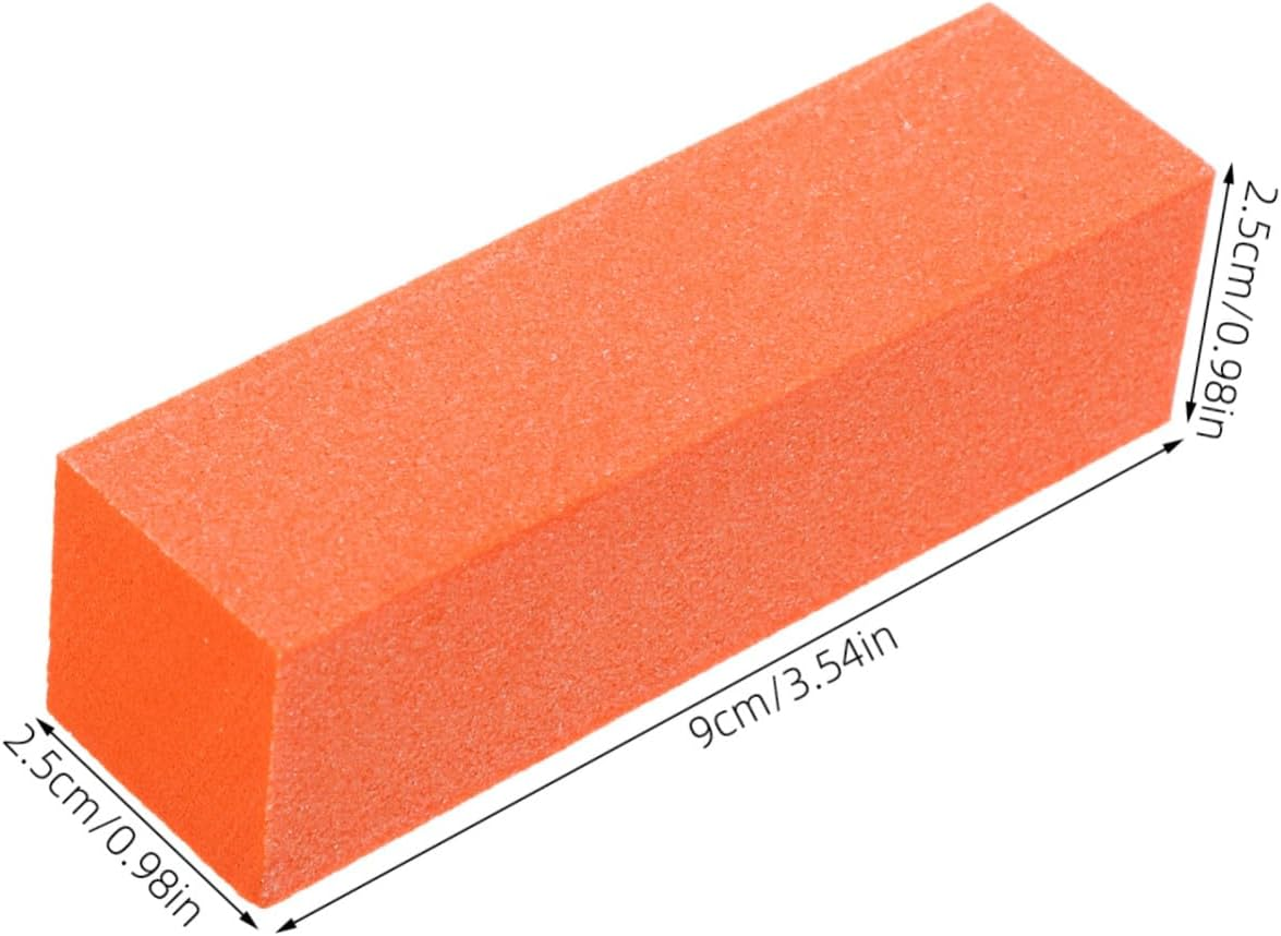 10Pcs Nail Polishing Strip Dual Side Manicure Block Sanding Grit for Fingernail image number 1