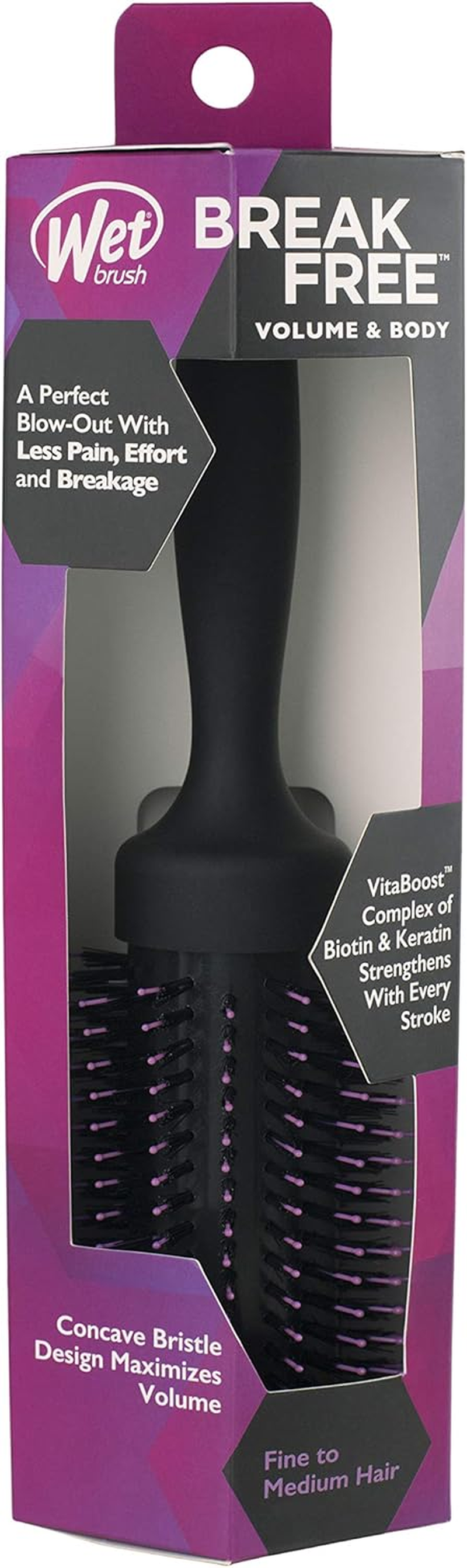 Wet Brush Volumizing round Brush - Fine-Medium by Wet Brush for Unisex - 1 Pc Hair Brush, image number 5