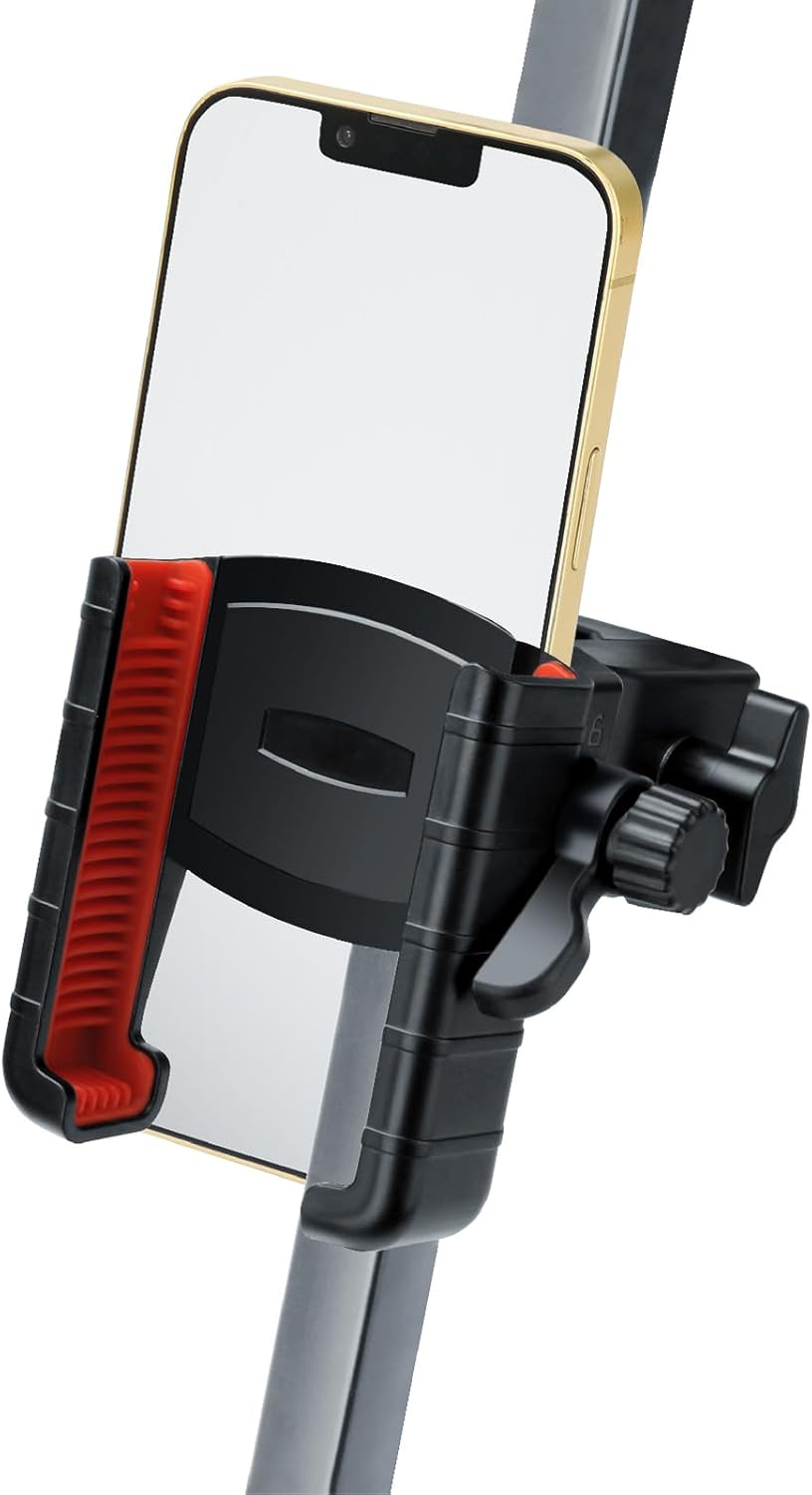 Haxmuti Golf Cart Phone Holder, Cell Phone Holder Mount Compatible with Ezgo/Club Car/Yamaha, Universal Compatible with Iphone Galaxy Google Pixel, Golf Cart Accessories Fit for Smart Phones, Red image number 2