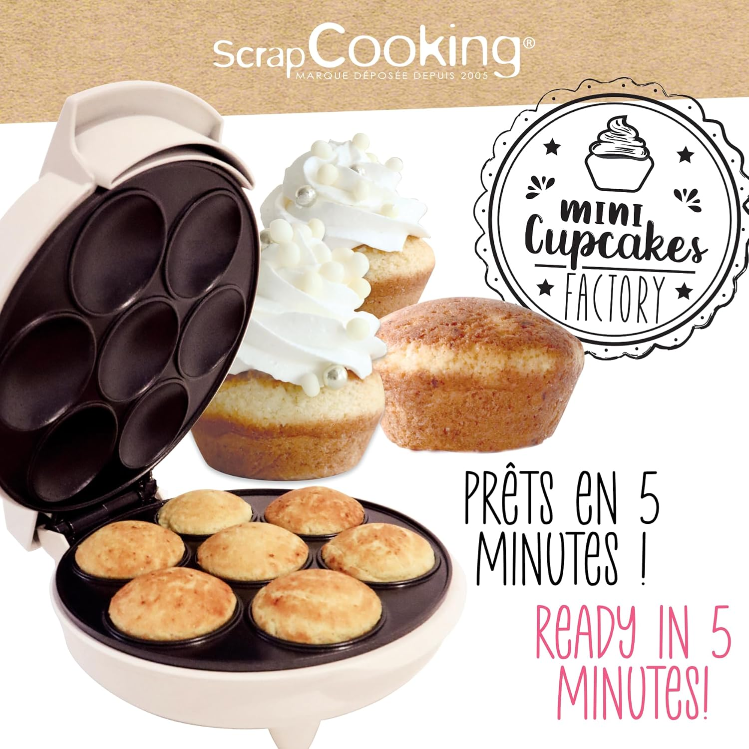 Scrapcooking - Mini Cupcakes Factory - Cupcake Maker - 3892 image number 1