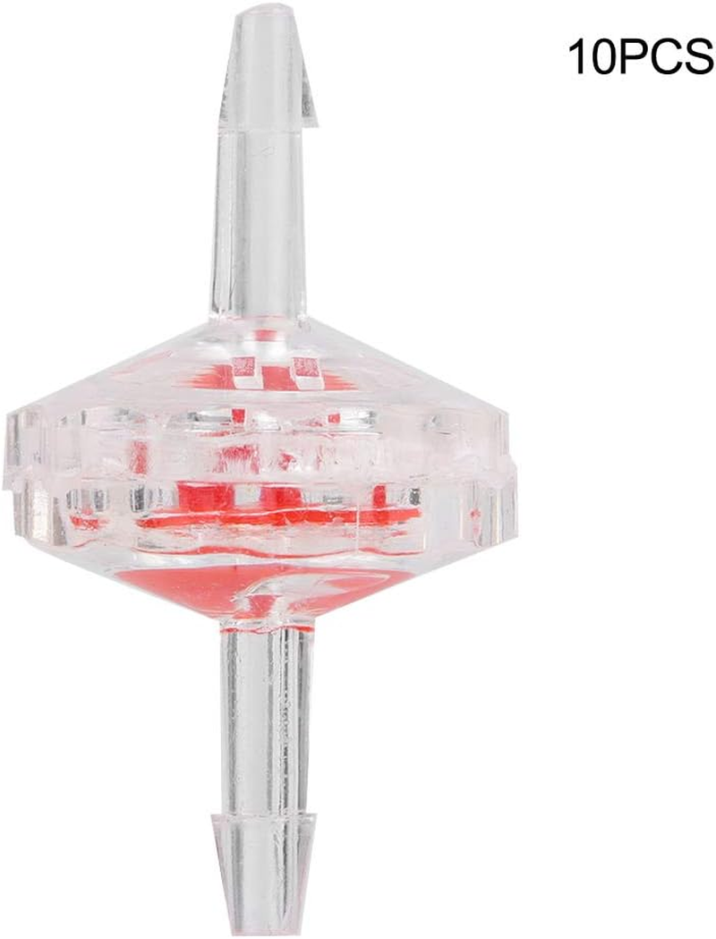 Aquarium Check Valve & 10Pcs 3Mm/5Mm/7Mm Aquarium Air Pump One Way Non Return Check Valve Waterstop Accessory for Fish Tank(3Mm)