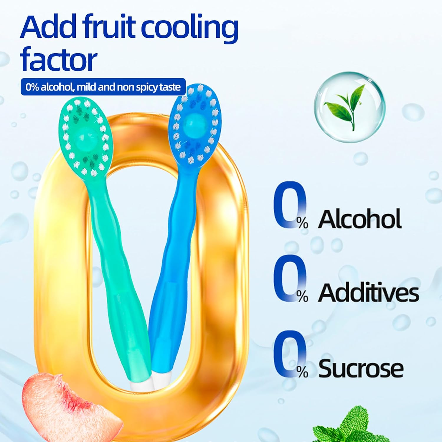 5 in 1 Toothbrush & Floss, 26Pcs Mini Toothbrushes with Toothpaste, All in One Oral Care on the Go, 5 in 1 Mini Brush, Toothpaste and Floss, Disposable Travel Toothbrush Set image number 3