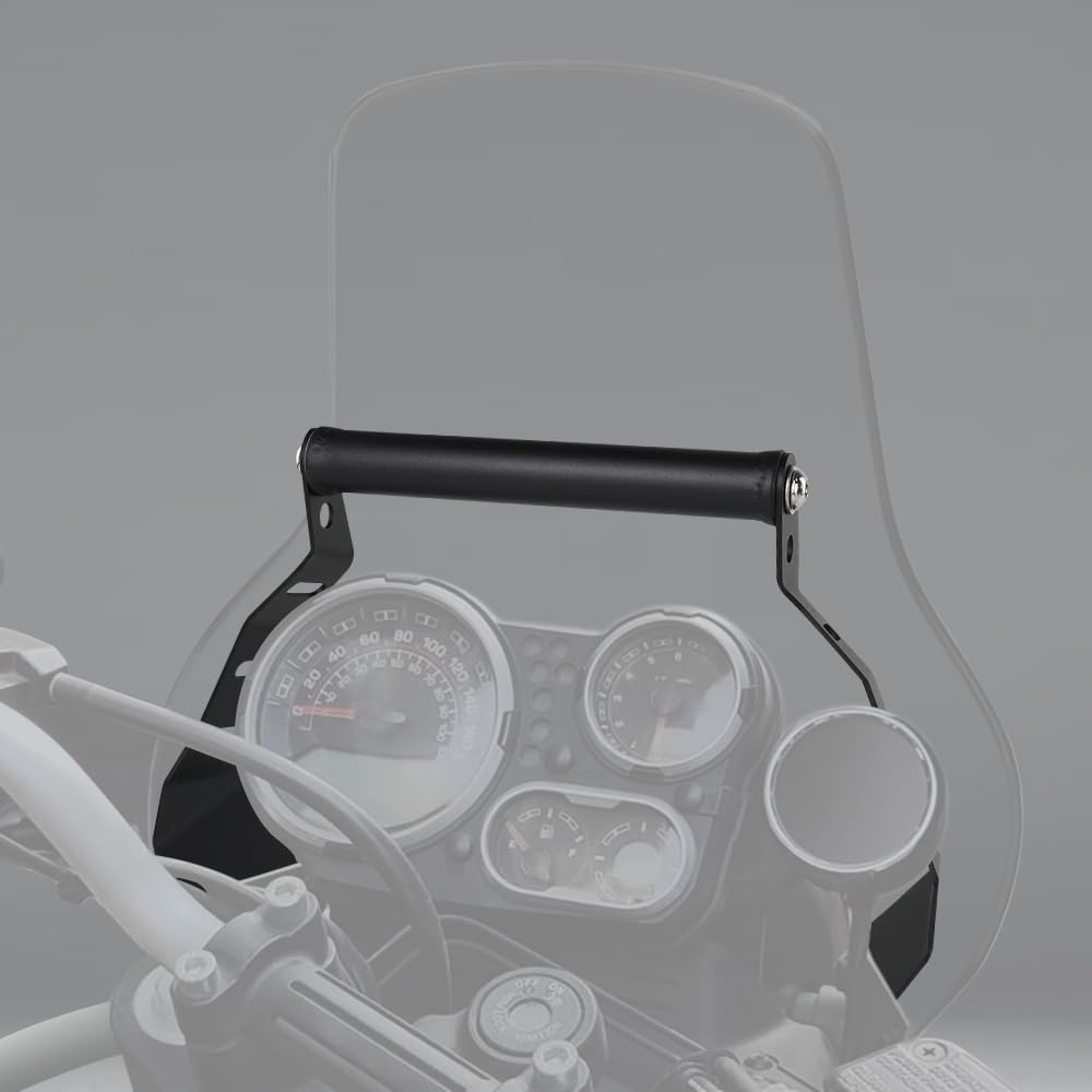 REARACE Motorcycle GPS Mount Bracket Compatible with Royal Enfield Himalayan BS6 2021-2023, Aluminium, Windshield Mount, 22Mm Bar Diameter, Smartphones & GPS Devices image number 5