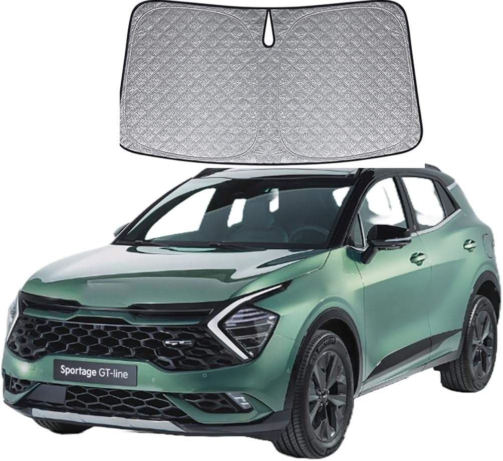 OTTO Shades Thick Windscreen Sunshade for Kia Sportage NQ5 2021-2024 Premium 6 Layers UV Protection Foldable Windshield Sun Visor Heat Shield Cover Make Car Cooler