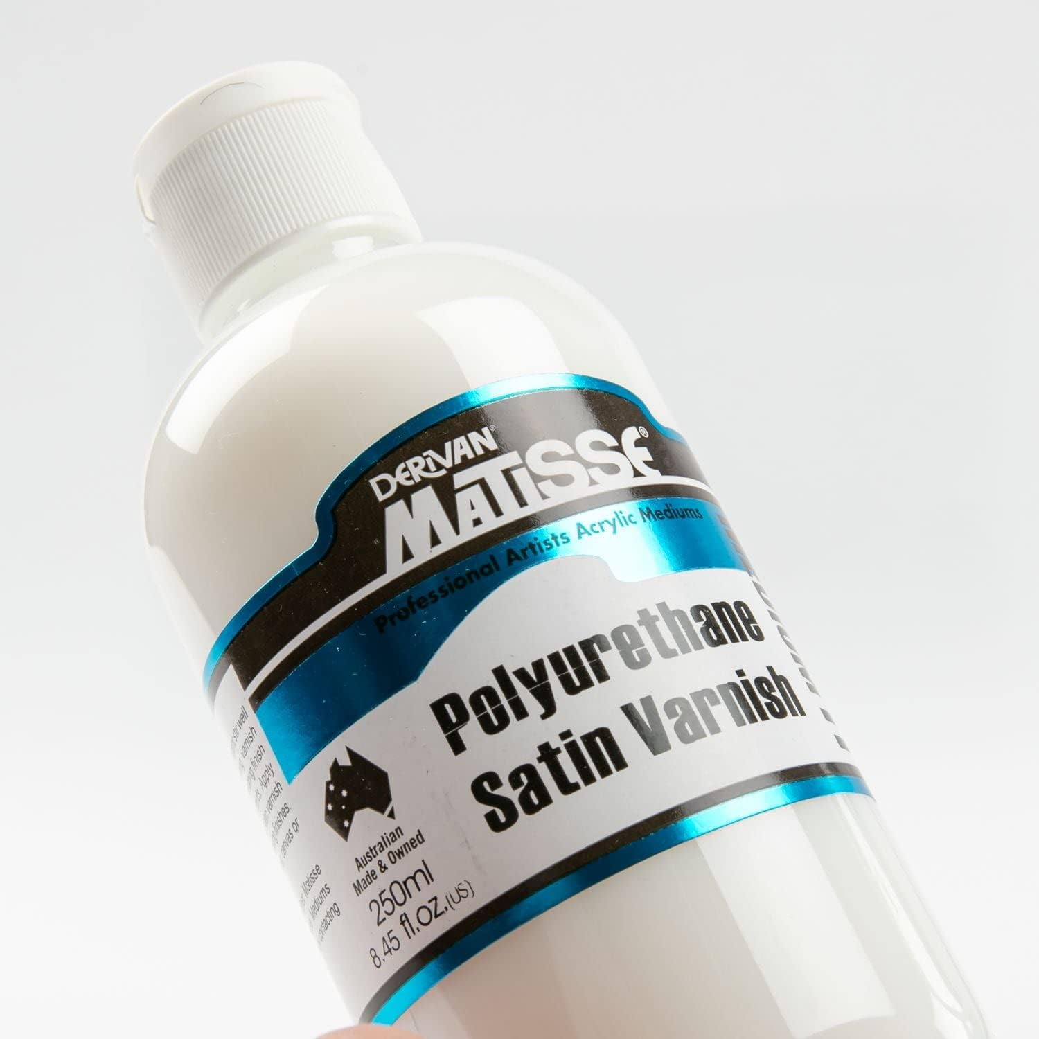 Derivan Matisse MM11 Professional Artists Acrylic Satin Varnish Medium 250 Ml image number 3