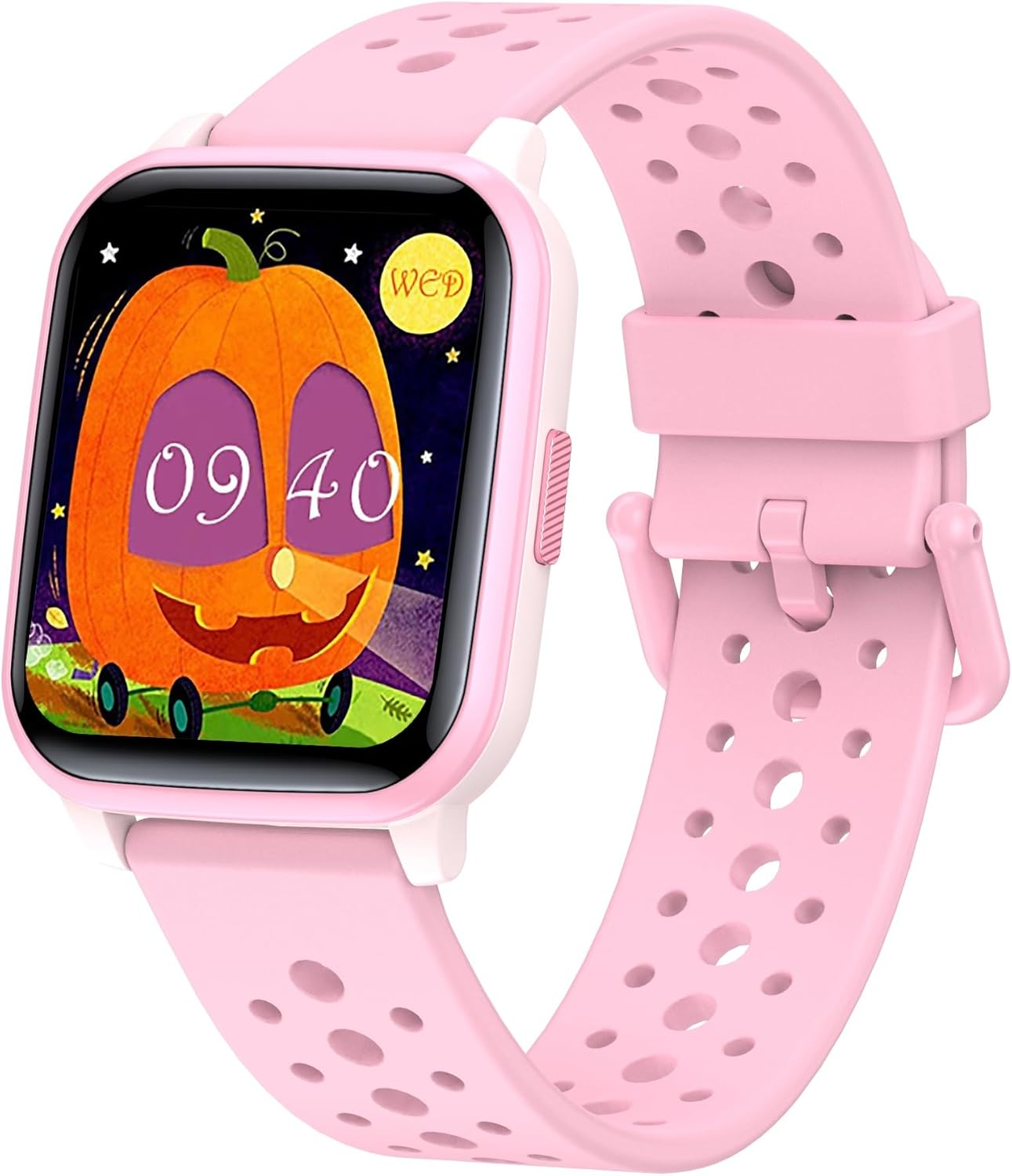 Kids Smart Watch for Girls Boys, 1.54'' Fitness Activity Tracker Watch with Games, Sleep Modes, 20 Sports Mode, Pedometers, Waterproof, Great Smartwatch Birthday for Kids Age 6+ Kids Teens (Pink) - Blue image number 3