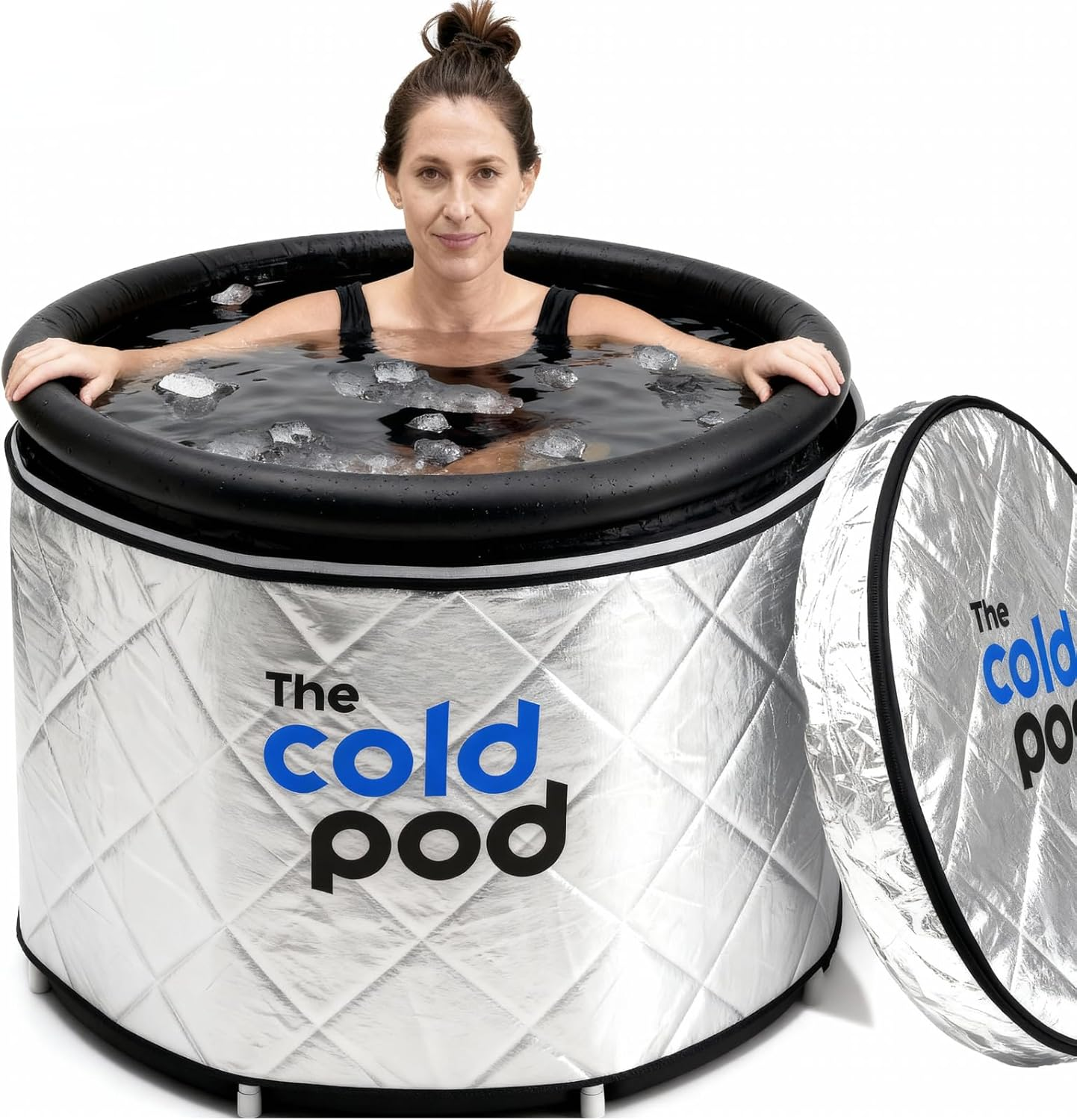 The Cold Pod Ice Bath for Athletes with Cover: 85 Gallons Cold Plunge Tub for Recovery, Multiple Layered Portable Ice Bath Plunge Pool image number 3