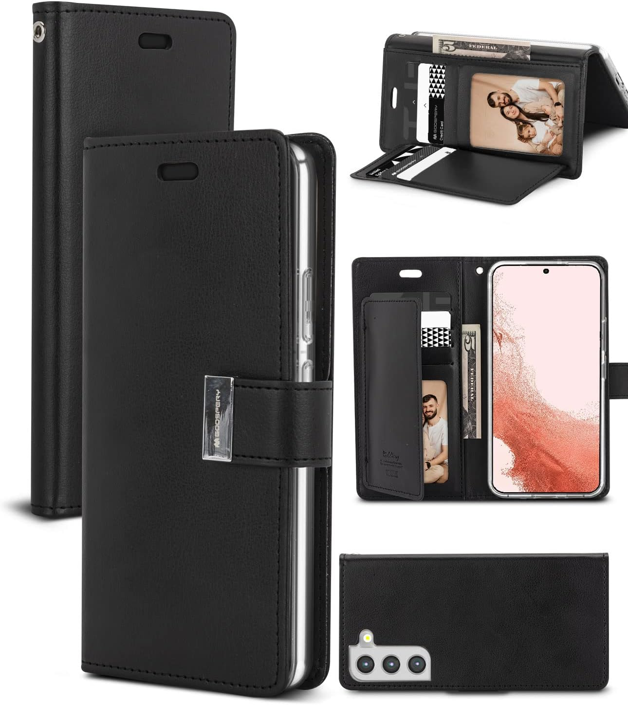 Rich Diary Case for Galaxy S22 plus - Rose Gold