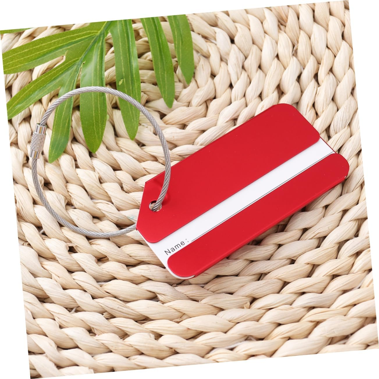 30 Pcs Suitcase Tag Travel Tote Tag Luggage Aluminum Luggage Tag Custom Luggage Tags Metal Suitcase Airplane Luggage Tags for Suitcases Suit Case Labels Travel Bag Bags image number 4