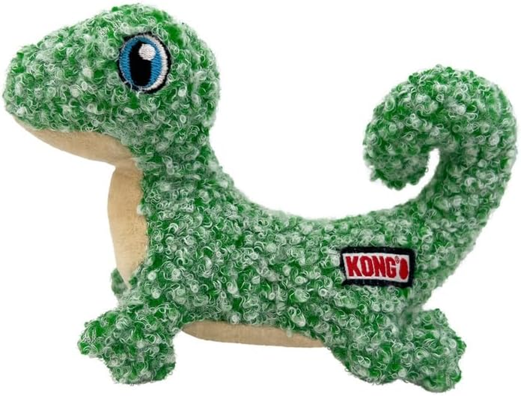 KONG Luvs Crinkle Textured Cat Toy Stuffed with Catnip (Lizard) image number 2