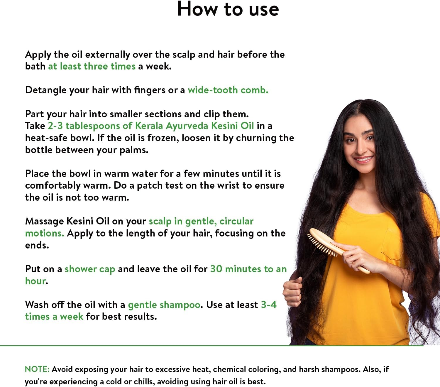 Kesini Hair Oil 100Ml for Thicker Longer Healthier Black & Rich Hair Ship from UK