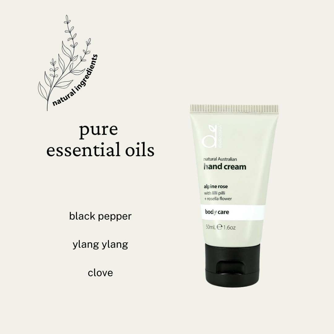 Hand Cream Alpine Rose 50Ml | Nourishment for Your Hands and Nails | Rich in Natural Ingredients for Soft, Smooth Skin | Ideal for Daily Use & All Skin Types | Dindi Naturals image number 2