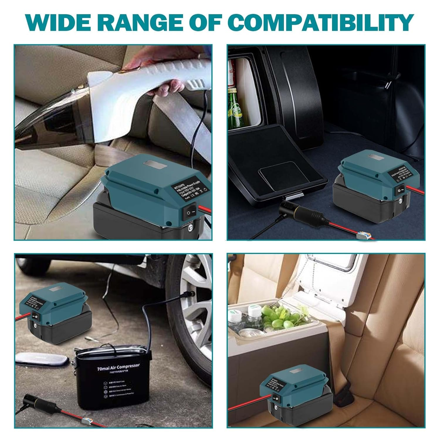 18V to 12V Step down Converter for Makita 18V, Power Wheel Adapter for Makita Voltage Reducer Transformer 130W Buck Converter Regulator for RC Car Truck Light & DIY image number 4