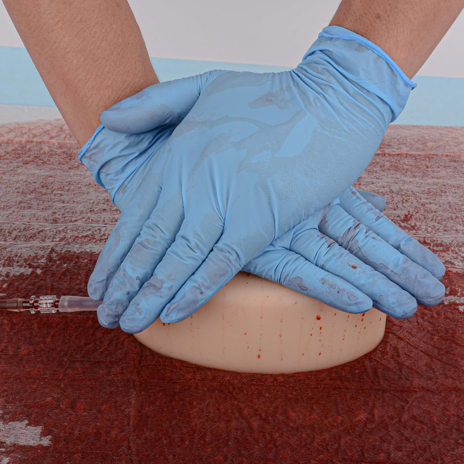 Mededuquest Laceration Wound Packing Trainer Kit, Stop the Bleed Training Kit, Bleed Control Kit for Medical Classes - Carrying Bag image number 3