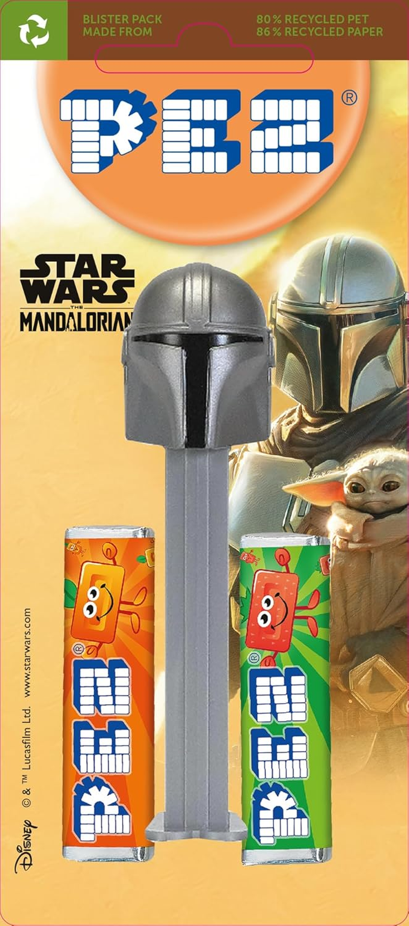 PEZ the Mandalorian (Star Wars) Pack of 1 image number 1