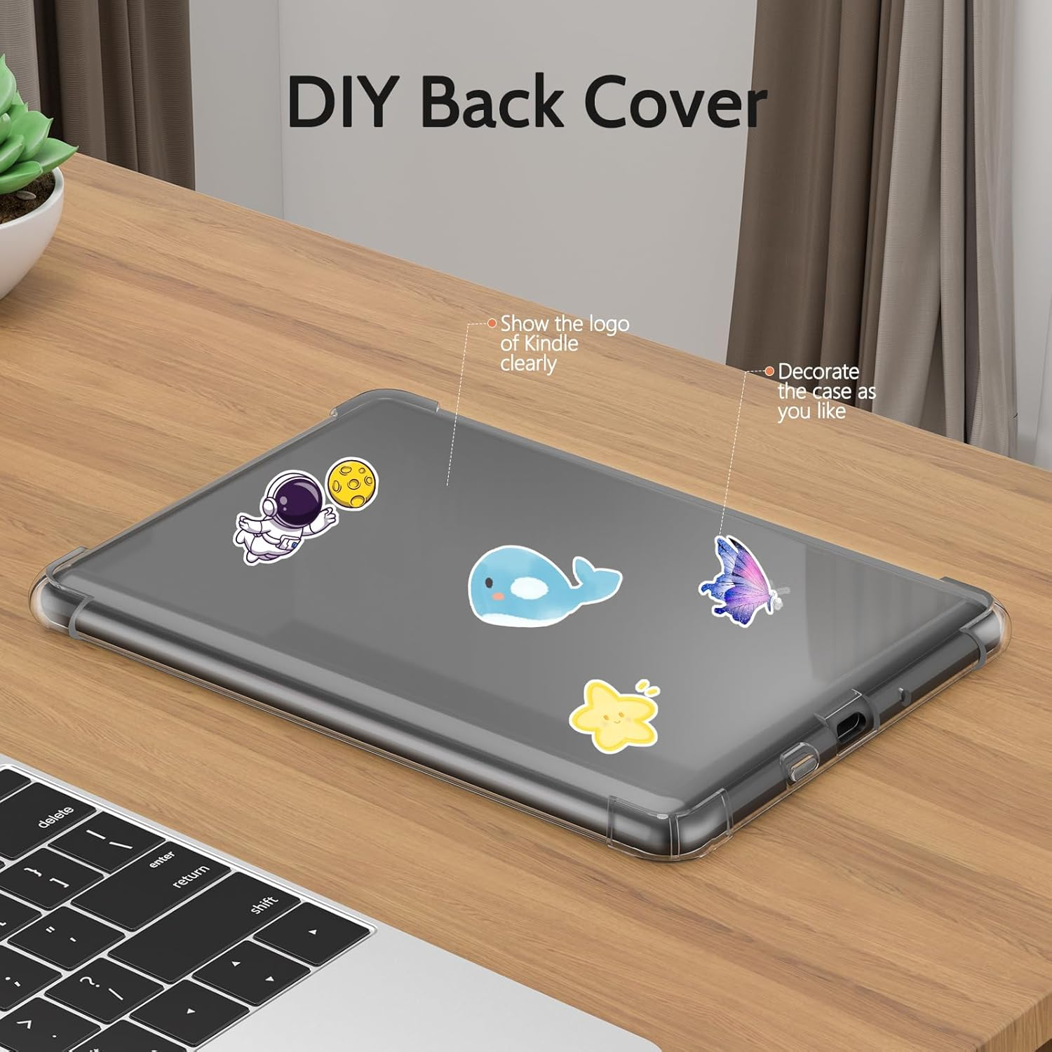 Leonids Clear Case for All-New Kindle 11Th Gen-2022/2024 Released, 6.0" Anti-Scratch & Flexible Clear Cover for All-New Kindle 11Th Case, Not for Kindle Paperwhite/Oasis image number 3