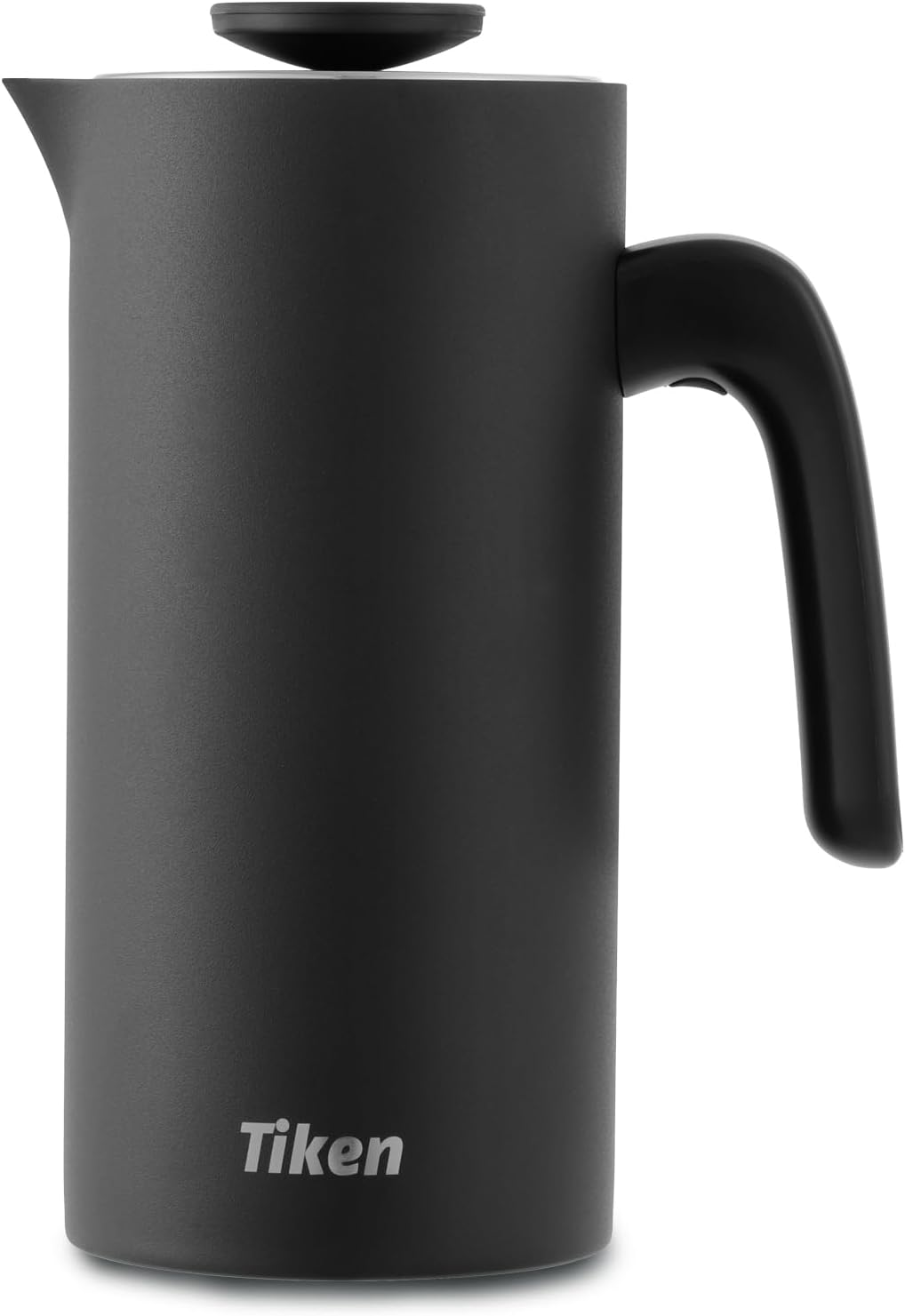 French Press Coffee Maker Stainless Steel Double-Wall Vacuum Insulated Coffee Press Dishwasher Safe, 34Oz Black image number 2