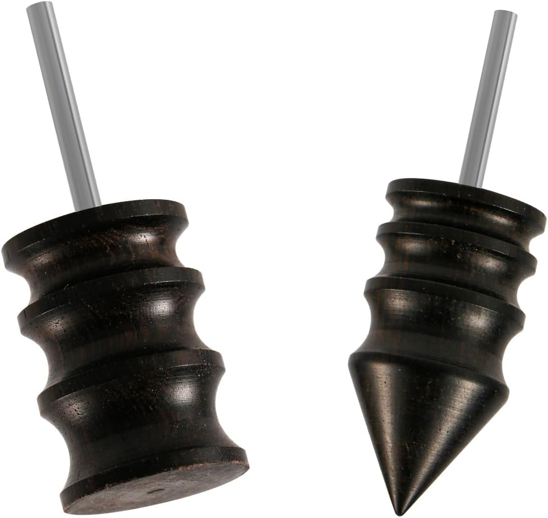 2Pcs Leather Slicker Burnishing Working Tool, 2 Styles Leather Edge Burnisher Leather Burnisher Pointed Tip Leather Burnishing Machine Accessories for Dremel Tool Leather Craft image number 3