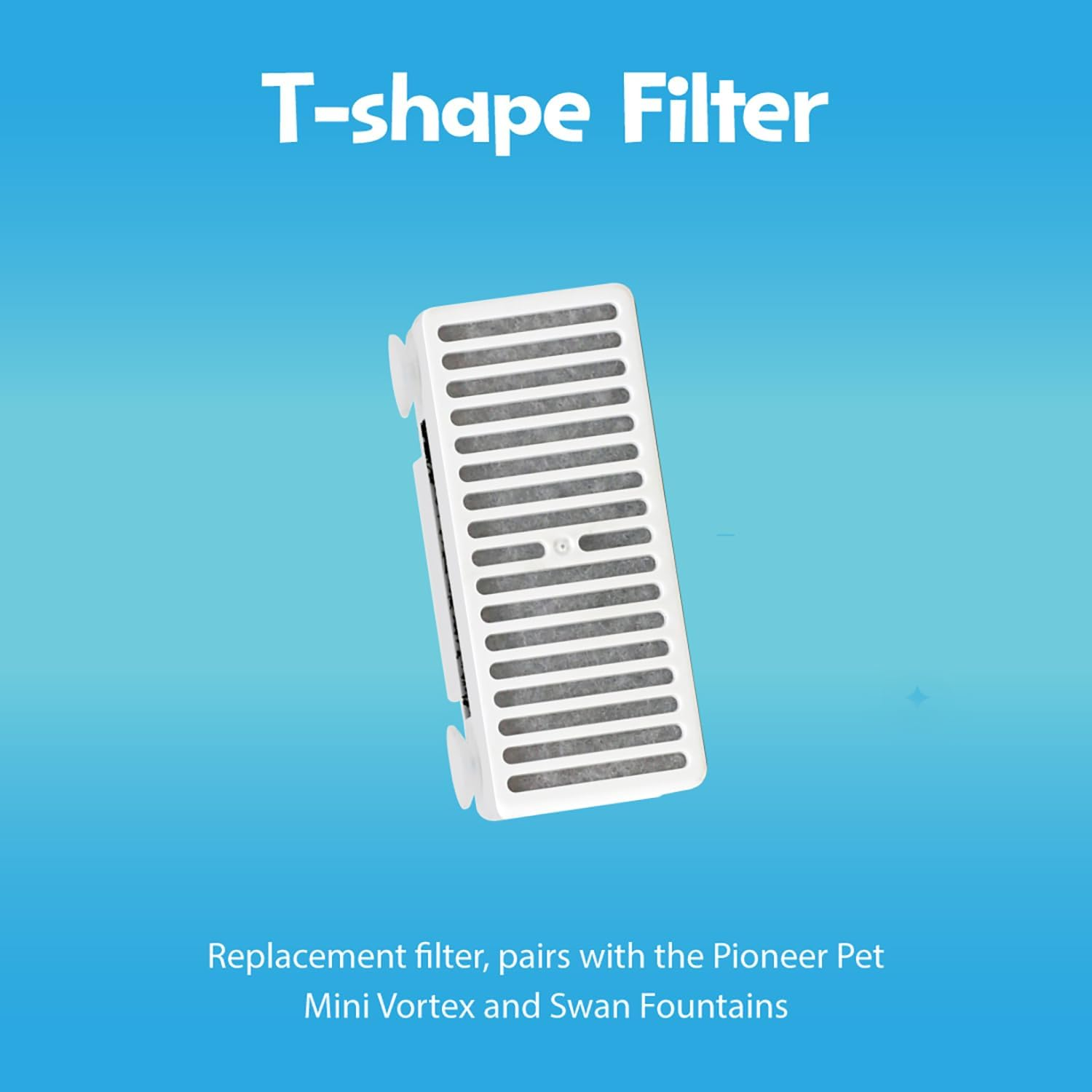 Pioneer T-Shape Replacement Filter for Swan Fountain, image number 5