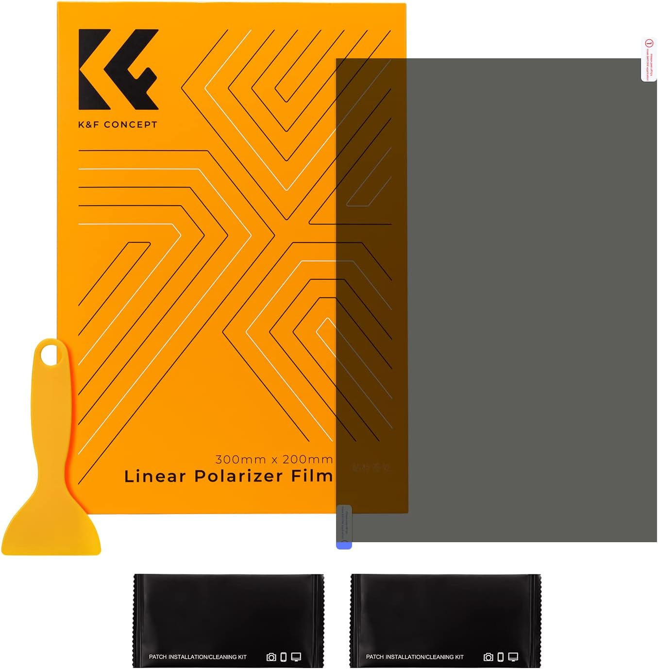 K&F Concept Linear Polarizing Film A4 Polarized Film 20X30Cm Sheets Optical for Screen Educational Physics image number 3