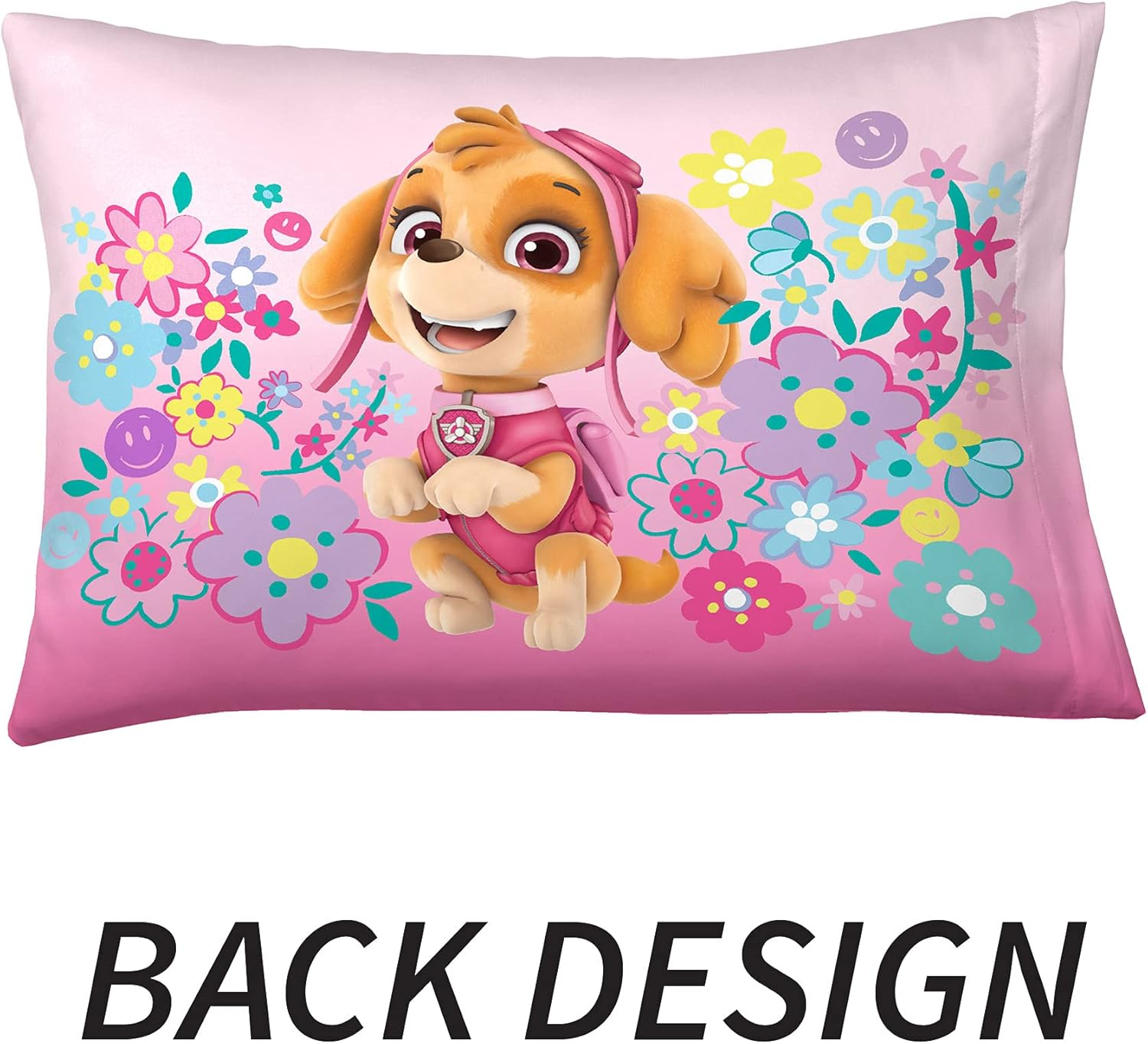 Franco Kids Bedding Super Soft Microfiber Reversible Pillowcase, 20 in X 30 In, Paw Patrol Girls image number 4