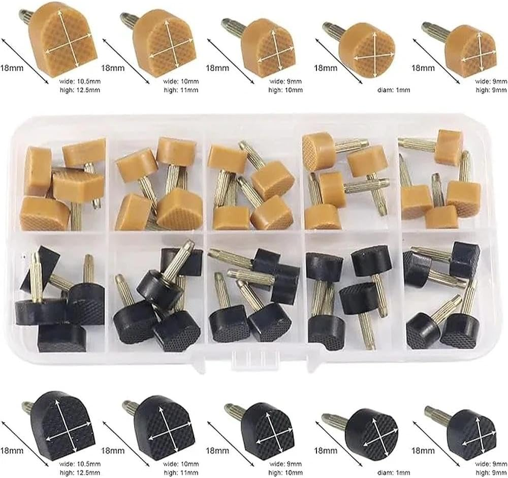 Shoe Heel Repair Kit for Women, 20 Pairs Heel Replacement Tips Caps for High Heel Shoes with Stiletto Removing Pliers, Anti-Slip & Durable image number 5