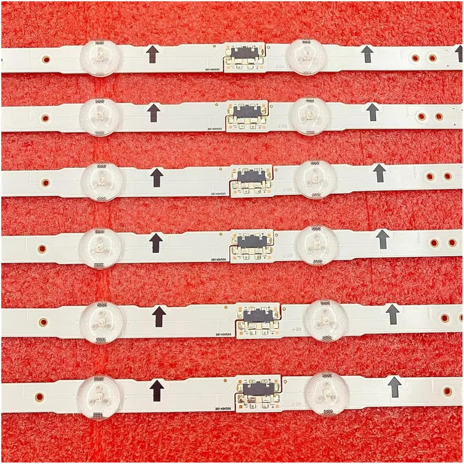 BABCPMPGK LED Backlight Strip Fit for Samsung UE55J6202AK UE55J6240AK UE55J6240AW UN55H6300AF UN55H6350AF UN55H6400AF UN55H6360AF UN55H6450AF image number 3