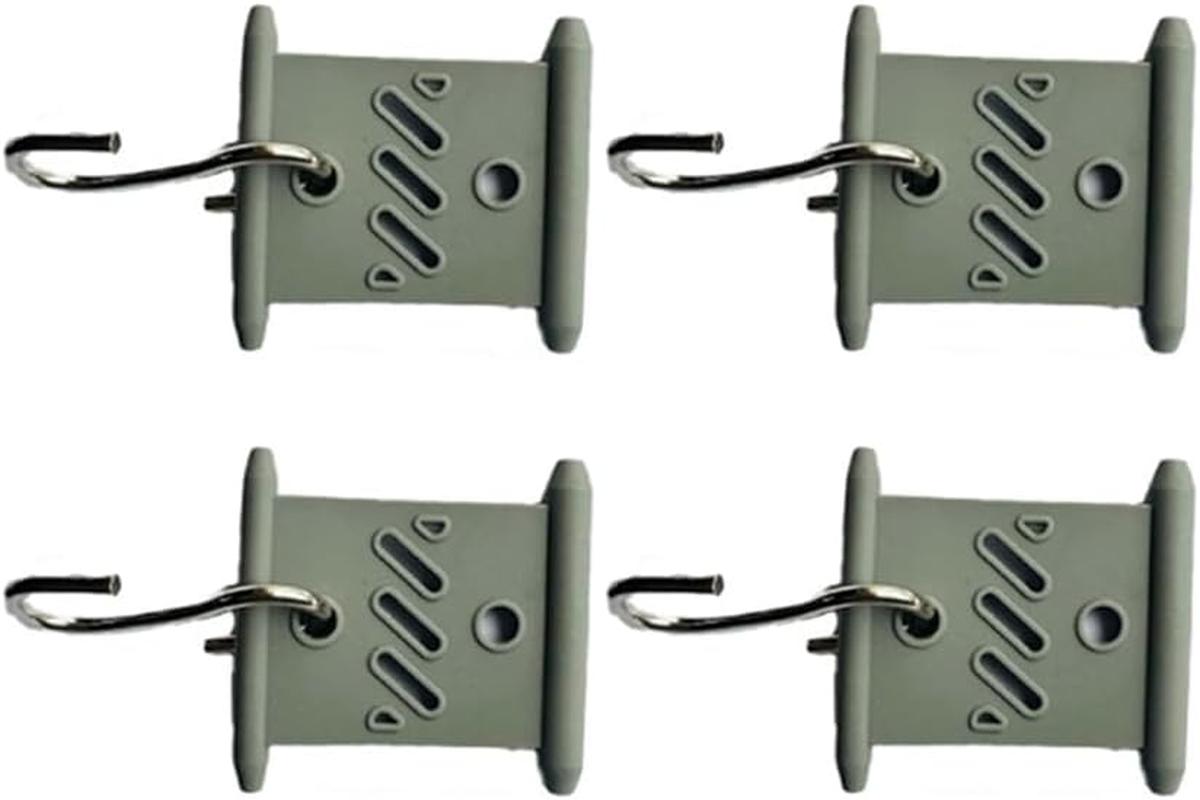16Pcs RV Awning Hooks Cedarwood Rail Hangers for RV Caravan Camping Tent image number 3