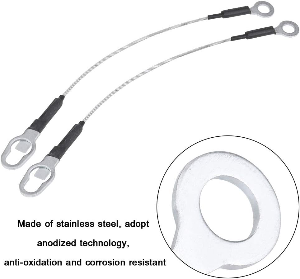 Heavy Duty Truck Tailgate Cables, Compatible with Ford Ranger 93-11, Tailgate Lift Support Cables image number 1